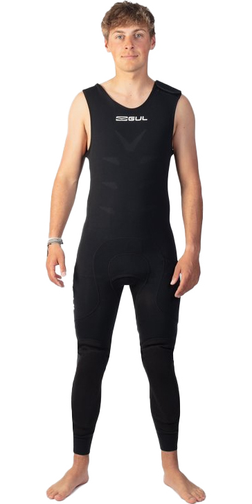 2025 Gul Mens Code Zero 1mm Long John Wetsuit CZ4309/C2 - Black